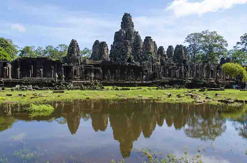 51 - Camboya - Angkor - ciudad de Angkor Thom - templo de Bayon